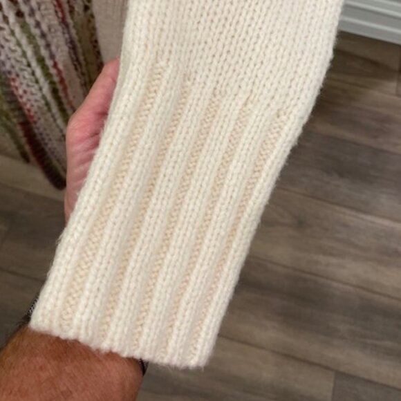 ANTHROPOLOGIE "Angel of the North" Rainbow Hooded Cardigan - Picture 9 of 15